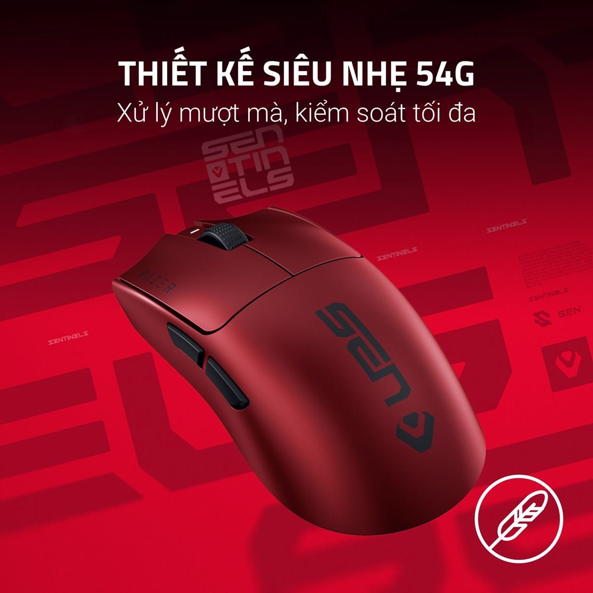 Chuột không dây Razer Viper V3 Pro Sentinels Edition - Đi kèm dongle 8KHz.