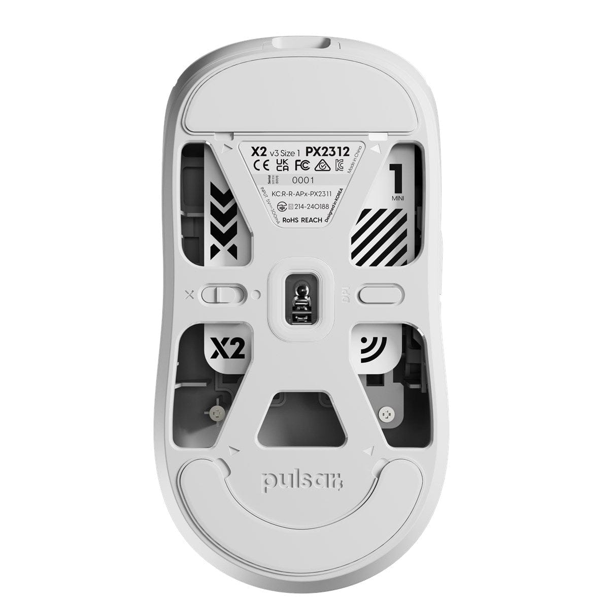 Chuột không dây siêu nhẹ Pulsar X2 V3 Wireless (Hỗ trợ 8K Polling Rate).