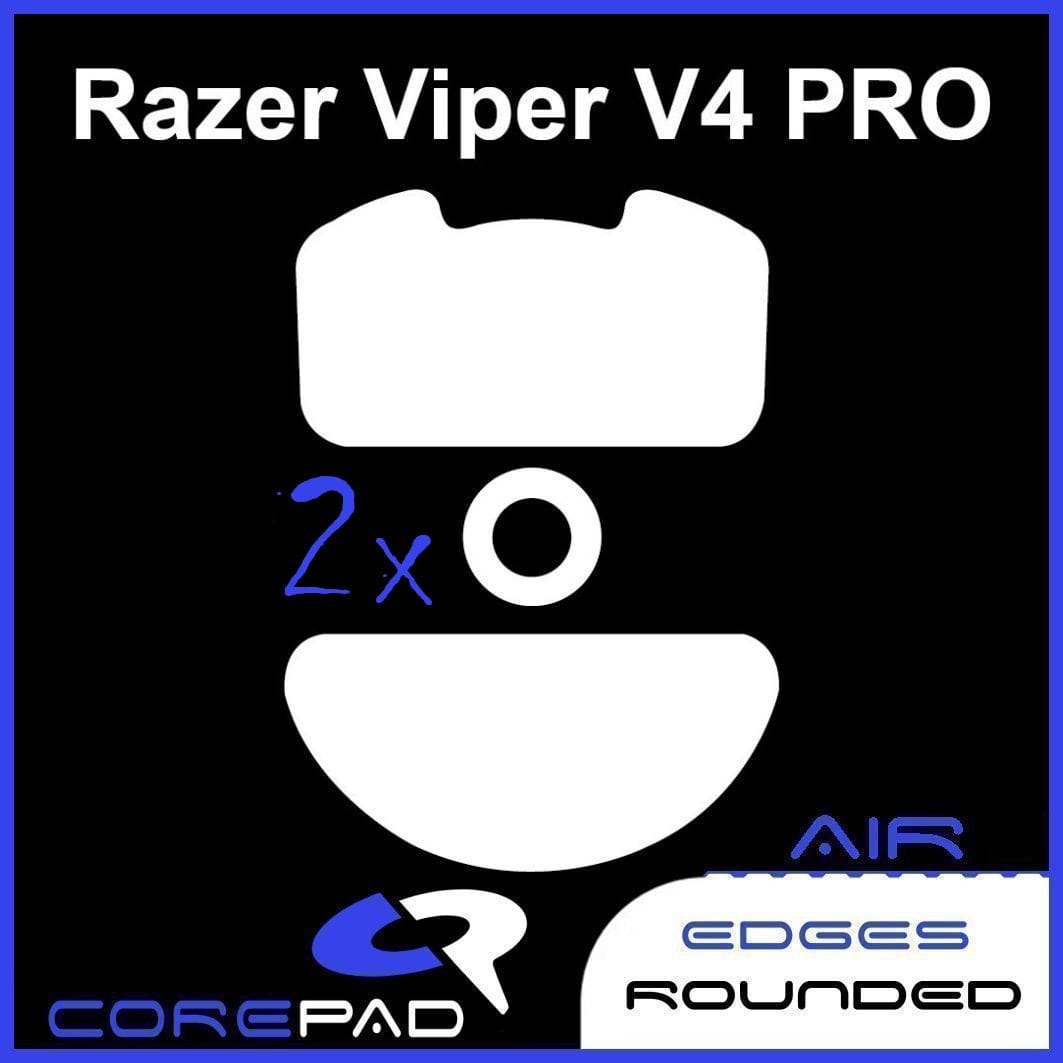 Corepad Skatez AIR – Feet speed cho Razer Viper V4 Pro (2 bộ)