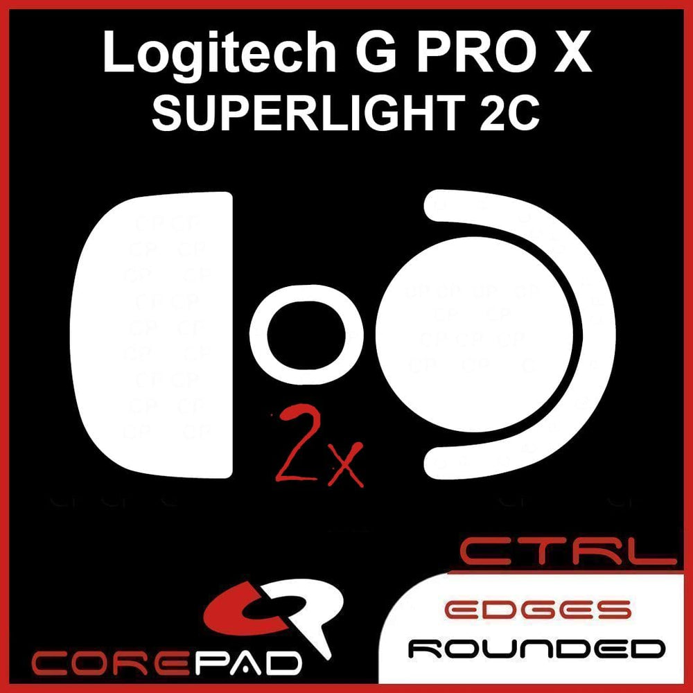 Corepad Skatez CTRL – Feet control cho Logitech GPX 2c Compact (2 bộ)