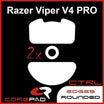 Corepad Skatez CTRL – Feet control cho Razer Viper V4 Pro (2 bộ)