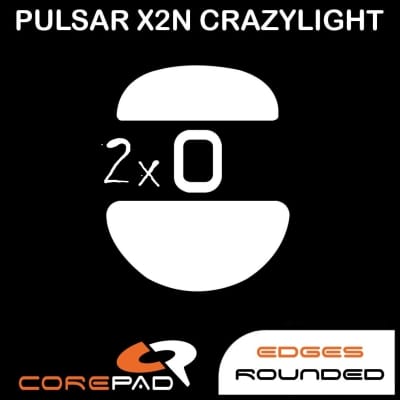 Corepad Skatez PRO – Feet PTFE cho Pulsar X2N CL CrazyLight (2 bộ)