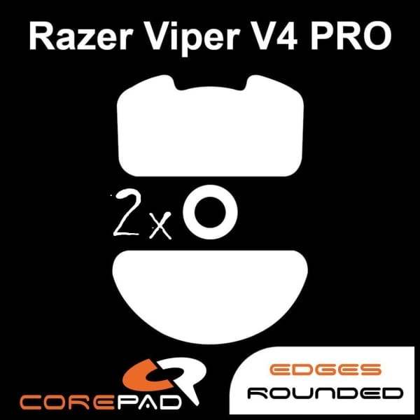 Corepad Skatez PRO – Feet PTFE cho Razer Viper V4 Pro (2 bộ)