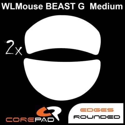 Corepad Skatez PRO – Feet PTFE cho WLmouse BEAST G Medium Wireless (2 bộ)