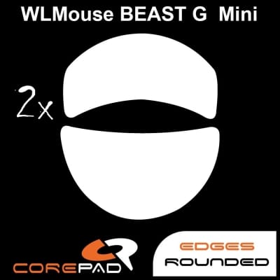 Corepad Skatez PRO – Feet PTFE cho WLmouse BEAST G Mini Wireless (2 bộ)