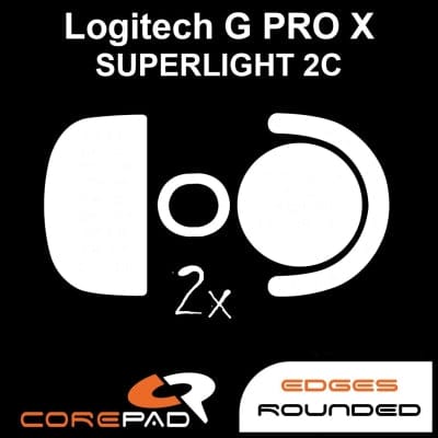 Corepad Skatez PRO Logitech G PRO X SUPERLIGHT 2c Compact (2 bộ)