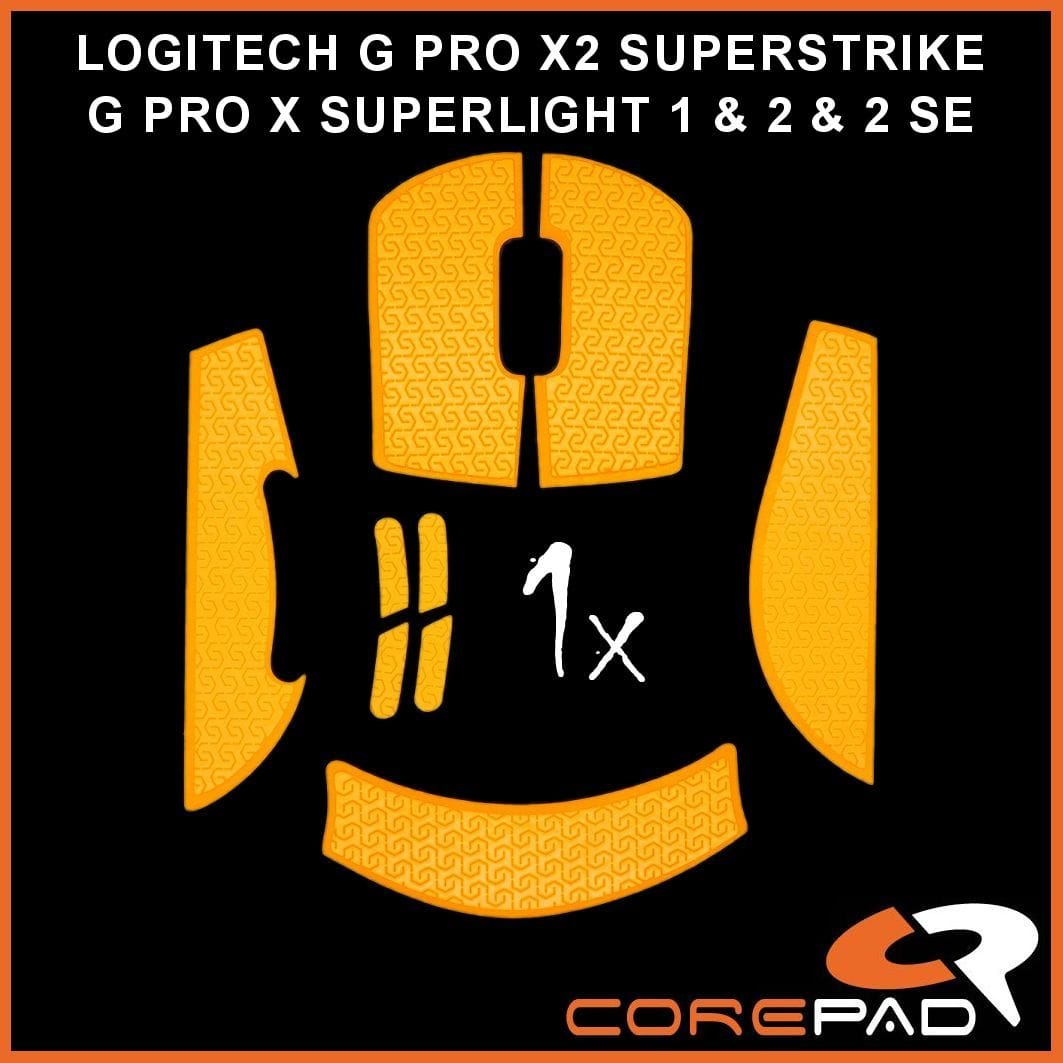 Corepad Soft Grips Logitech G PRO X2 SUPERSTRIKE / PRO X SUPERLIGHT 2 / PRO X SUPERLIGHT 1