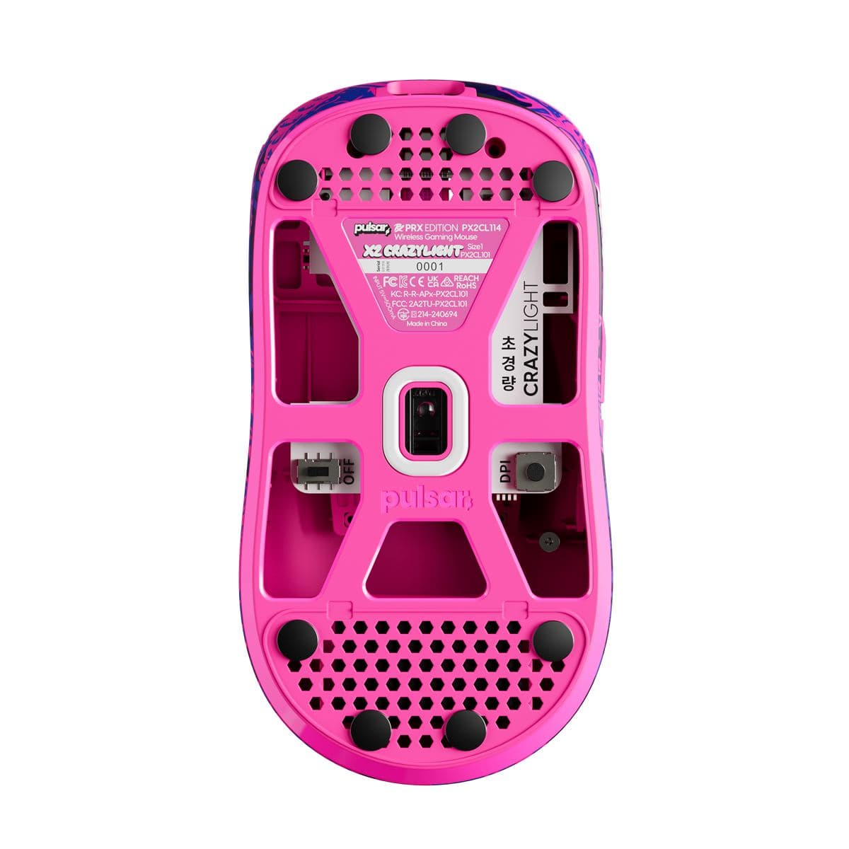 [Đặt trước] Pulsar X2 Crazylight PRX Edition - Chuột không dây siêu nhẹ 36g, 8KHz