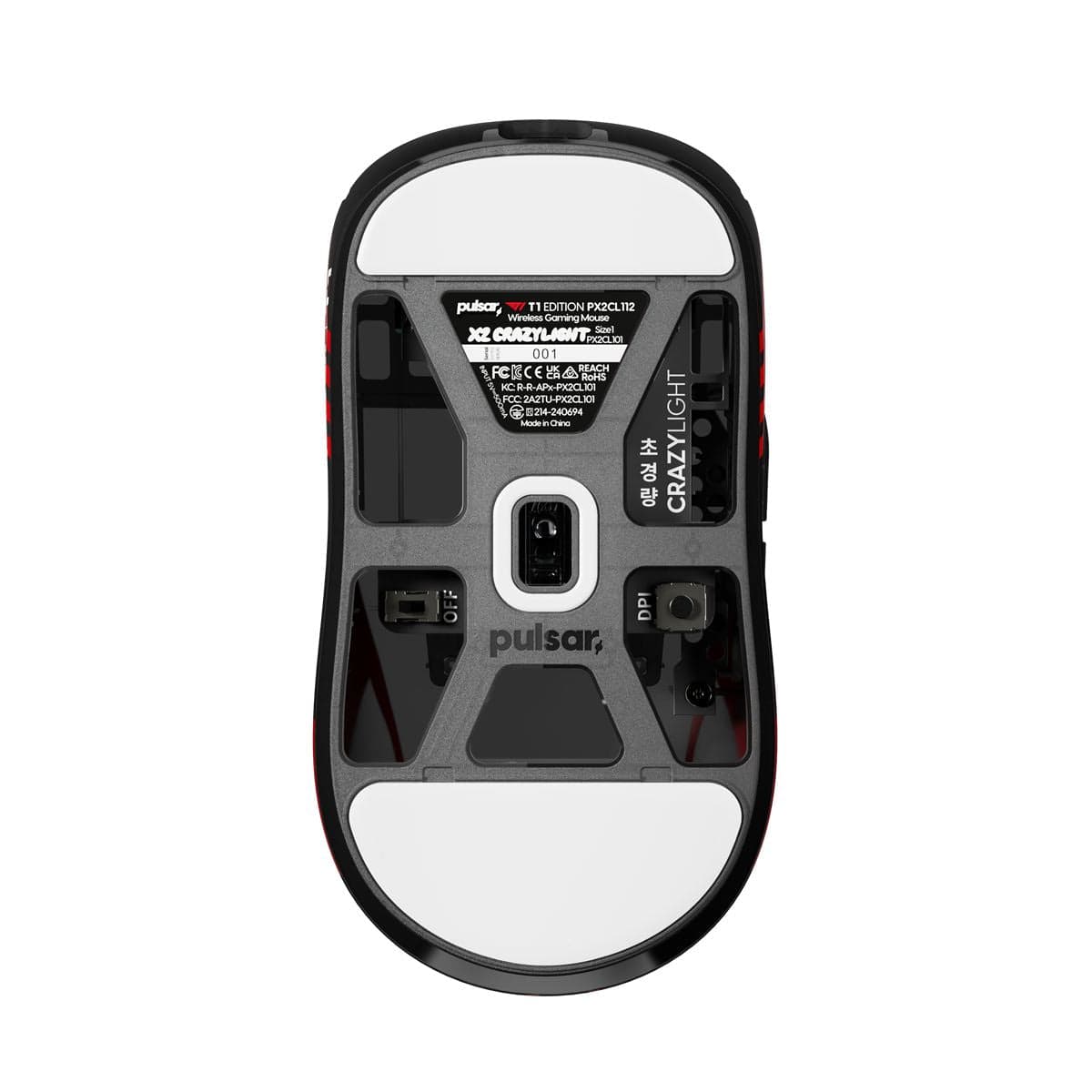 [Đặt trước] Pulsar X2 Crazylight T1 Edition – Chuột không dây siêu nhẹ 36g, 8KHz