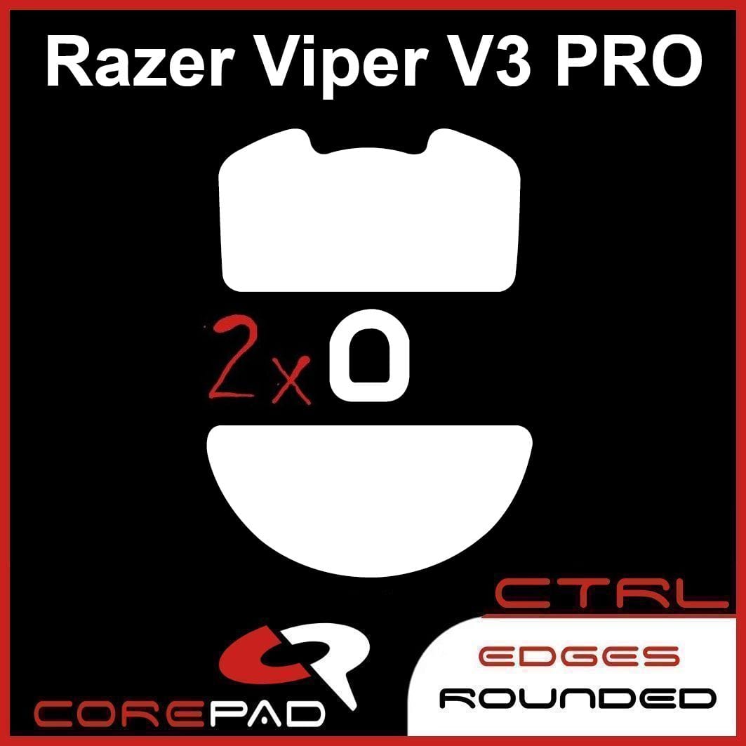 Feet chuột PTFE Corepad Skatez CTRL Razer Viper V3 Pro (2 bộ)