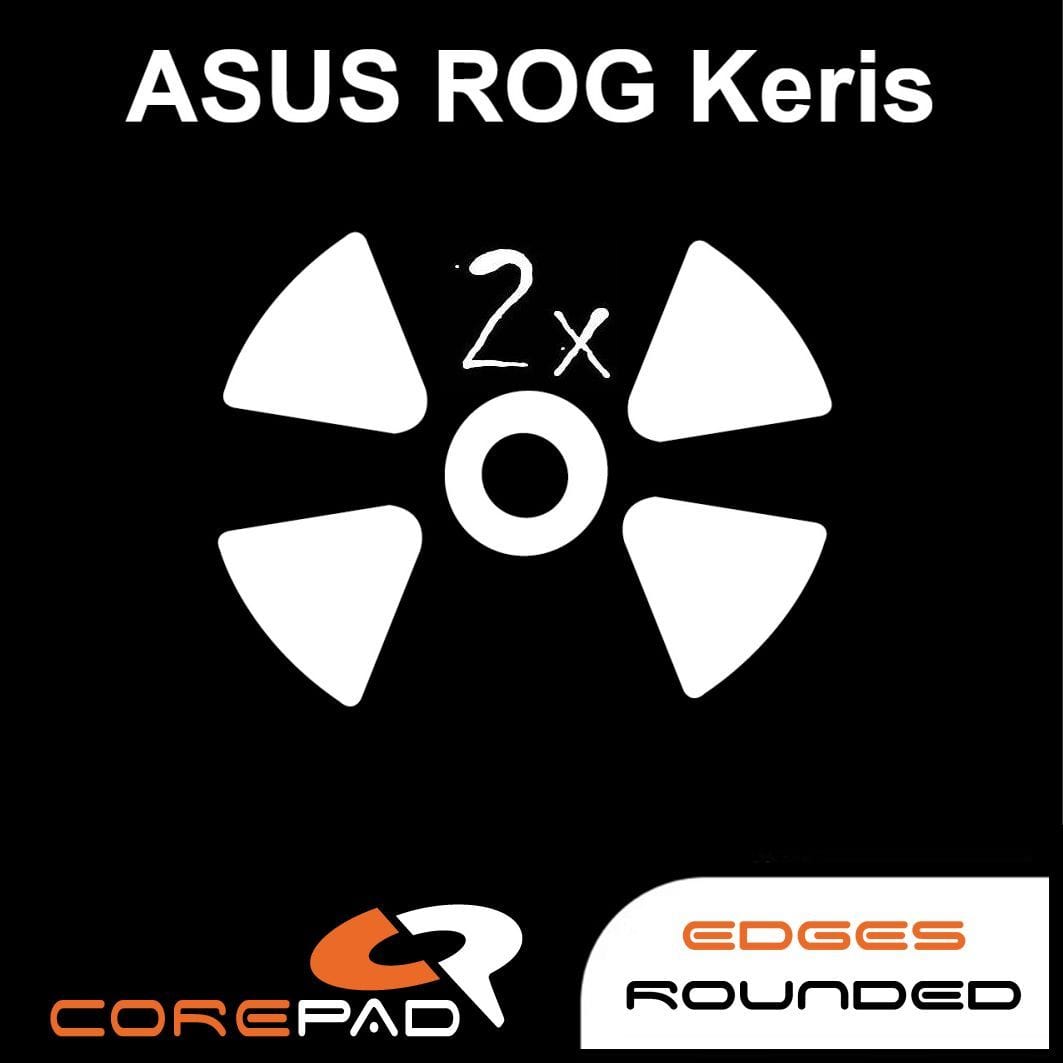 Feet chuột PTFE Corepad Skatez PRO ASUS ROG Keris Wired / ASUS ROG Keris Wireless (2 bộ)