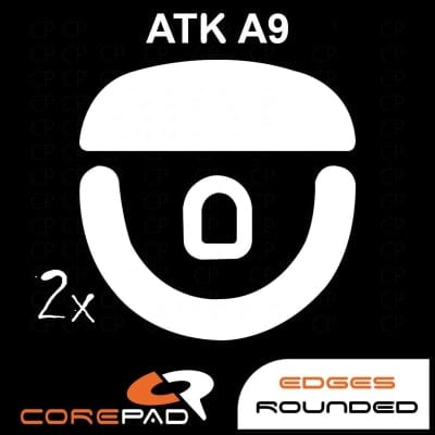 Feet chuột PTFE Corepad Skatez PRO ATK A9 / ATK A9 SE / ATK A9 PLUS / ATK A9 PRO / ATK A9 PRO MAX / ATK A9 ULTRA (2 bộ)