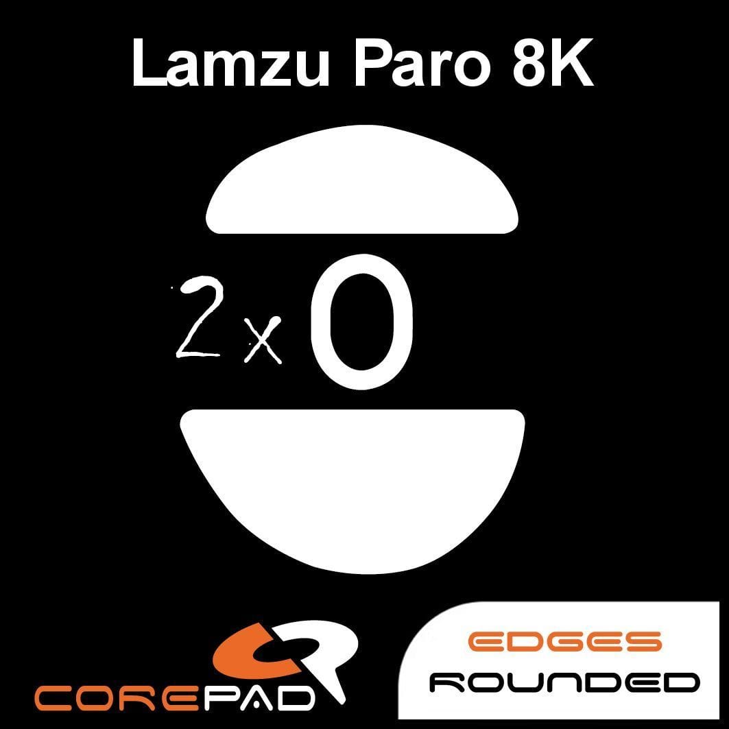 Feet chuột PTFE Corepad Skatez PRO Lamzu PARO 8K (2 bộ)