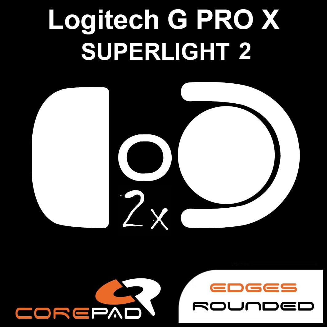 Feet chuột PTFE Corepad Skatez PRO Logitech G PRO X SUPERLIGHT 2 Wireless (2 bộ).