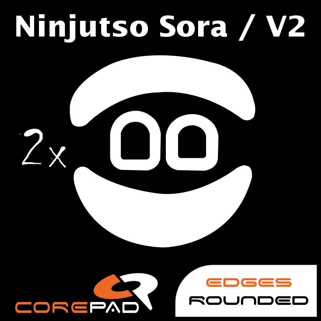 Feet chuột PTFE Corepad Skatez PRO Ninjutso Sora / Ninjutso Sora V2 [Large Size] (2 bộ)