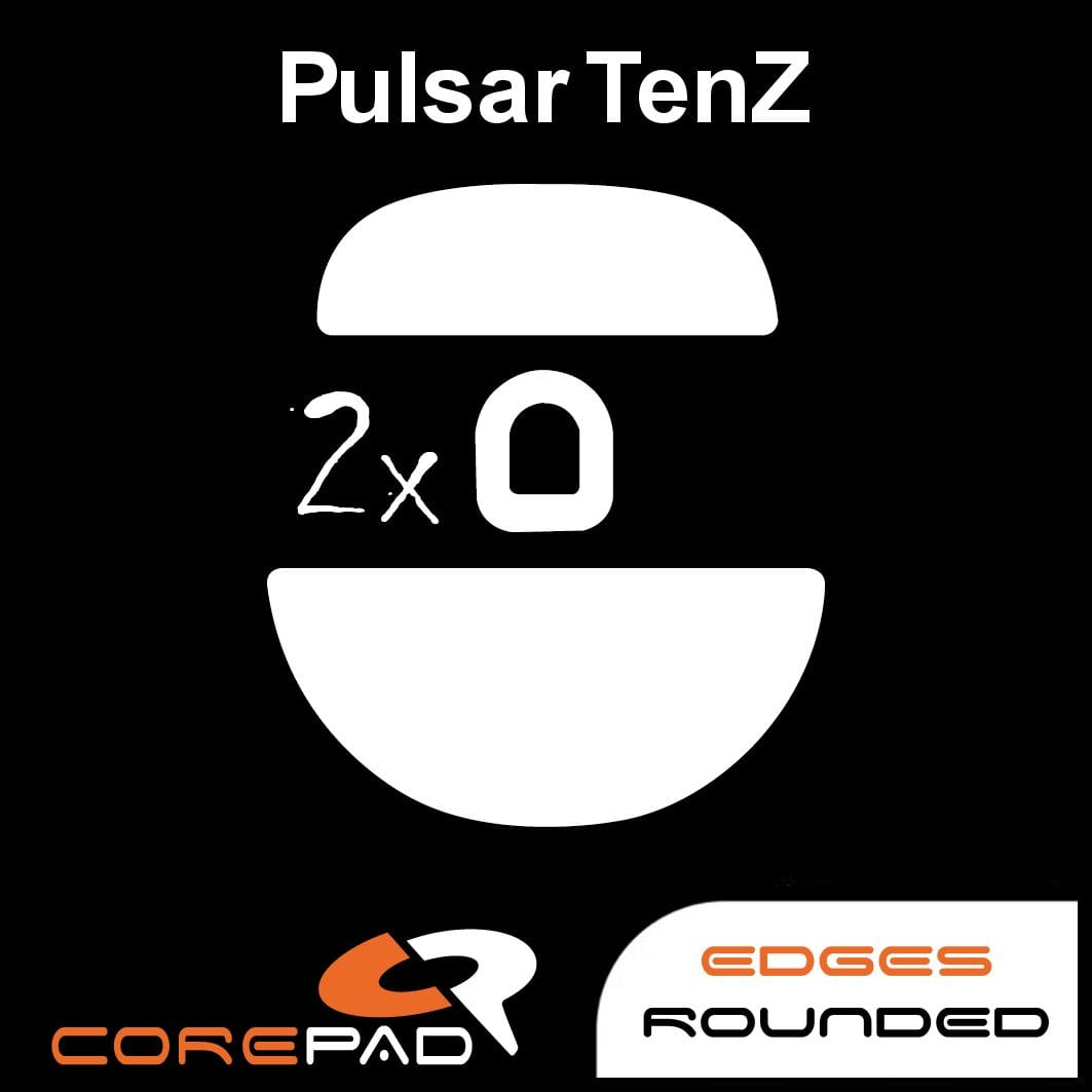 Feet chuột PTFE Corepad Skatez PRO Pulsar TenZ Signature Edition (2 bộ)