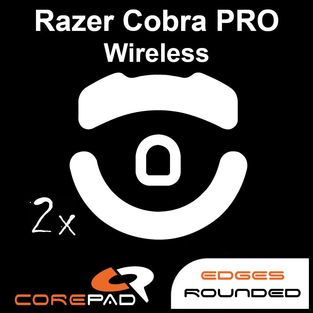 Feet chuột PTFE Corepad Skatez PRO Razer Cobra Wireless (2 bộ).
