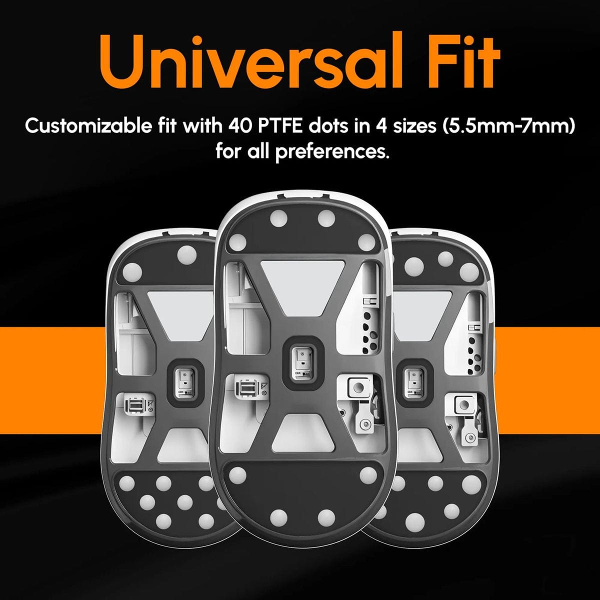 Feet chuột PTFE ESPTiger ICE V2 Universal DIY Dots (40 chấm)