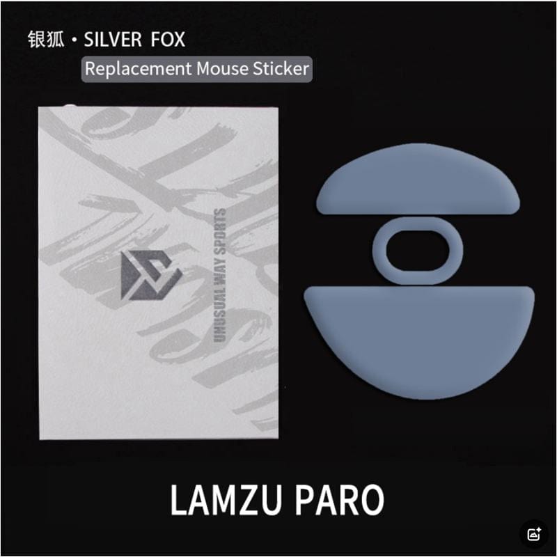 Feet chuột PTFE Unusual Way Sport Silver Fox - Lamzu Paro (1 bộ)