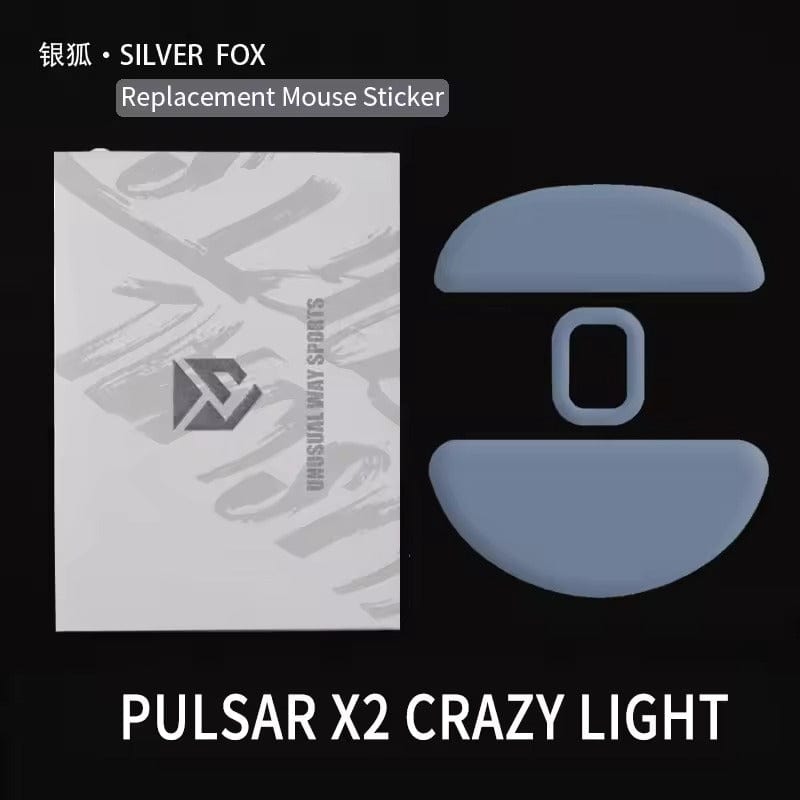 Feet chuột PTFE Unusual Way Sport Silver Fox - Pulsar X2 Crazylight (1 bộ)