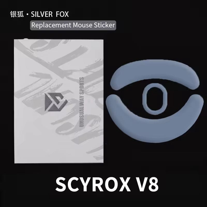 Feet chuột PTFE Unusual Way Sport Silver Fox - Scyrox V8 (1 bộ).
