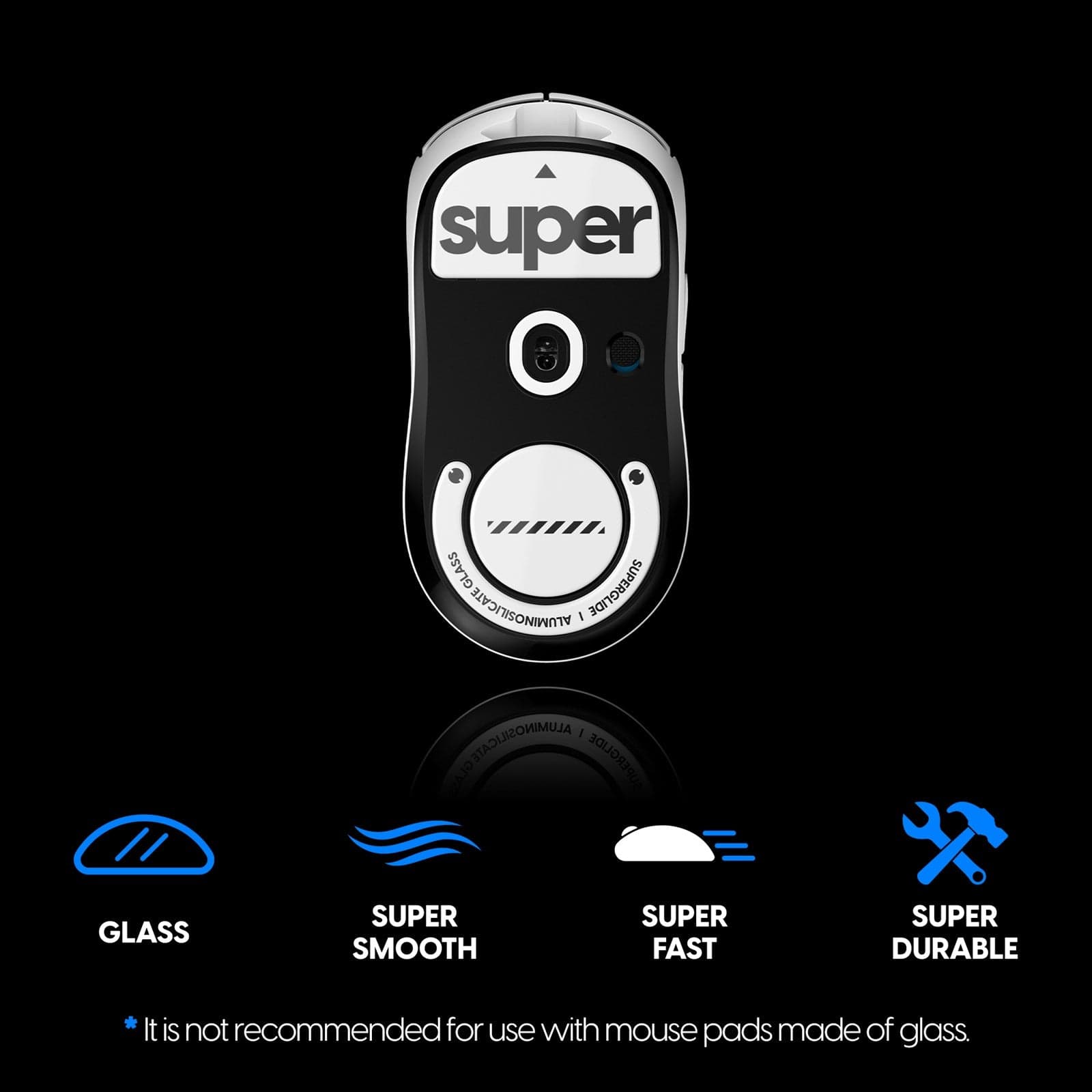 Feet chuột Pulsar Superglide 2 - Logitech G Pro X Superlight.
