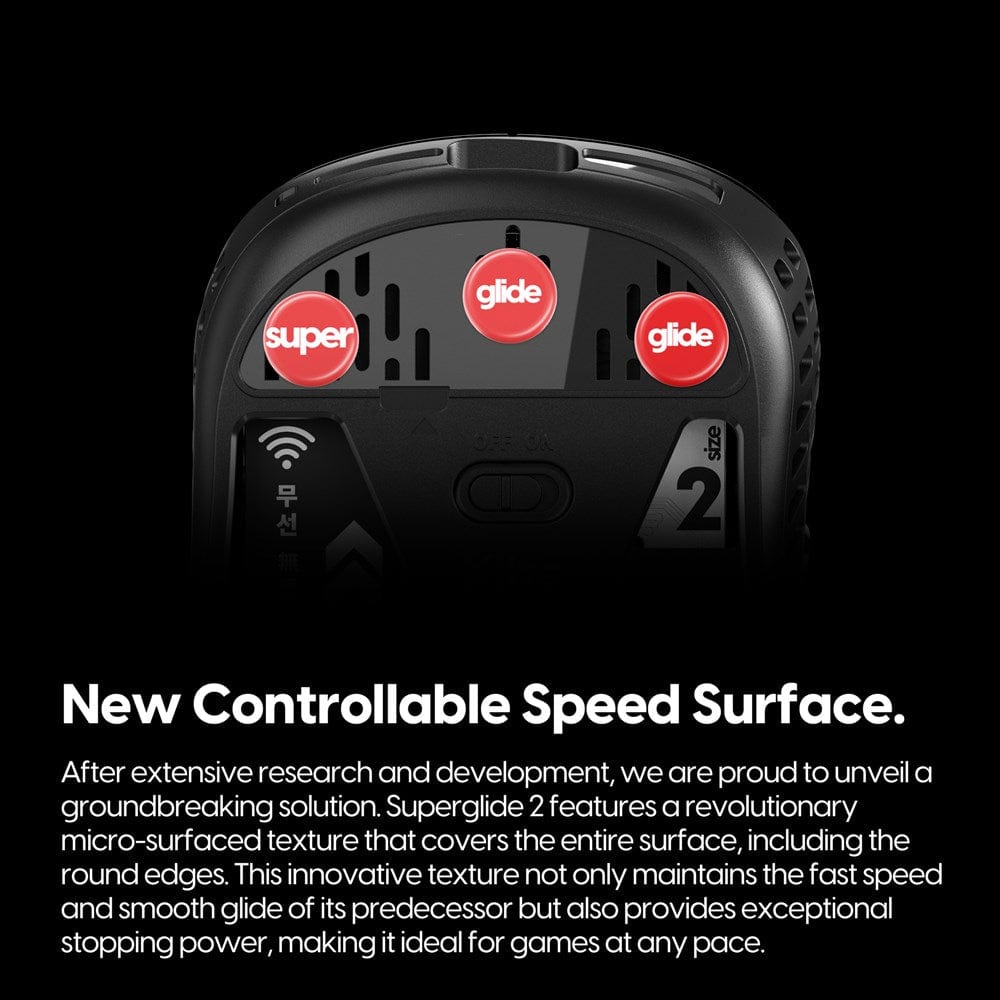 Feet chuột Pulsar Superglide 2 - Universal Dot Skates 9mm (6 chấm).