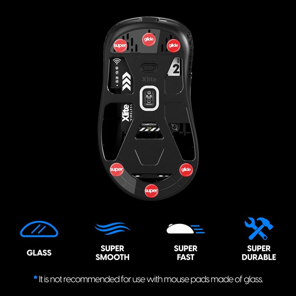 Feet chuột Pulsar Superglide 2 - Universal Dot Skates 9mm (6 chấm).