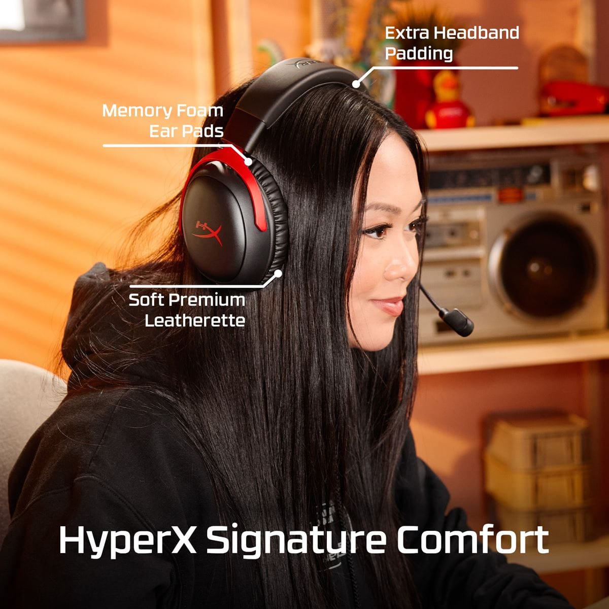 HyperX Cloud III S Wireless – Tai nghe không dây 120 giờ