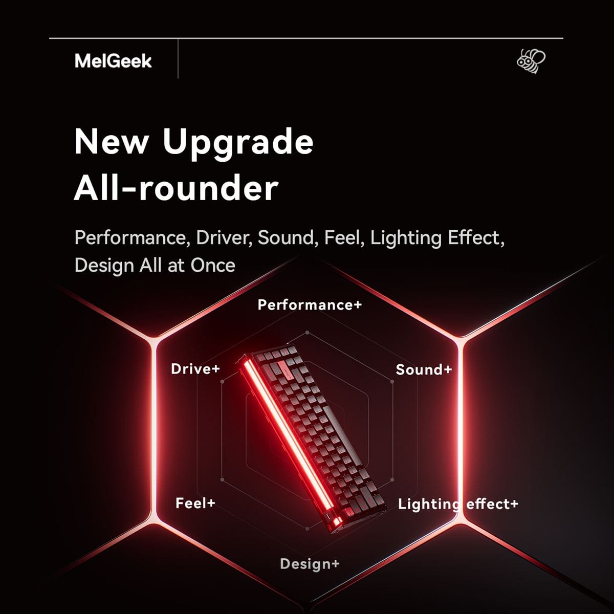 MelGeek MADE68 Ultra PLUS 8K - Bàn phím HE, Rapid Trigger, Case Nhôm
