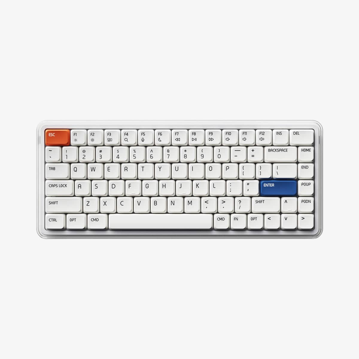 MelGeek O2 – Bàn phím low-profile tri-mode trong suốt