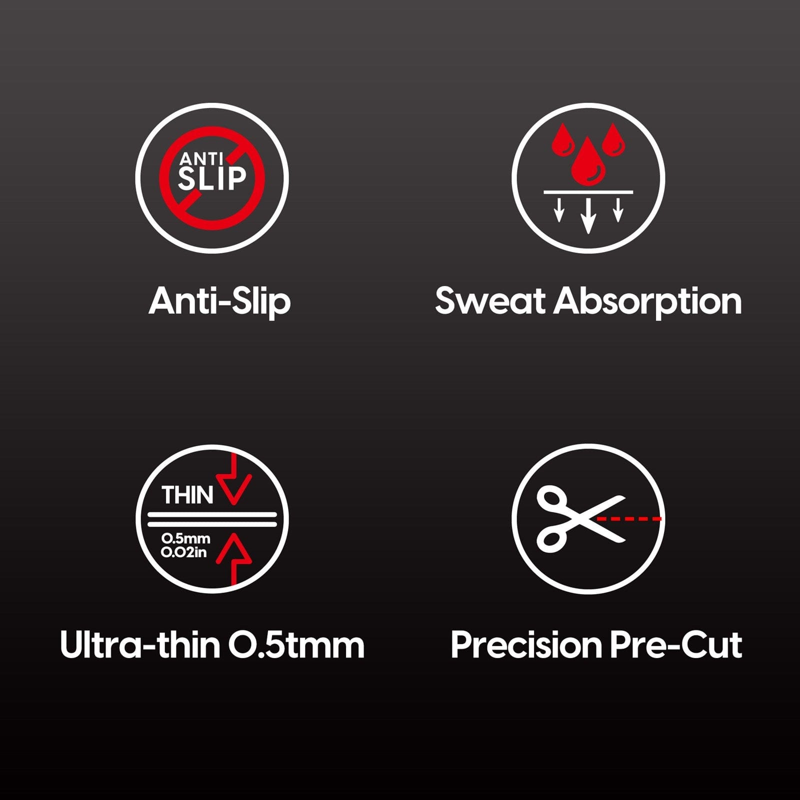 Miếng dán chống trượt Pulsar Supergrip - Grip Tape Precut for Vaxee XE Wireless.