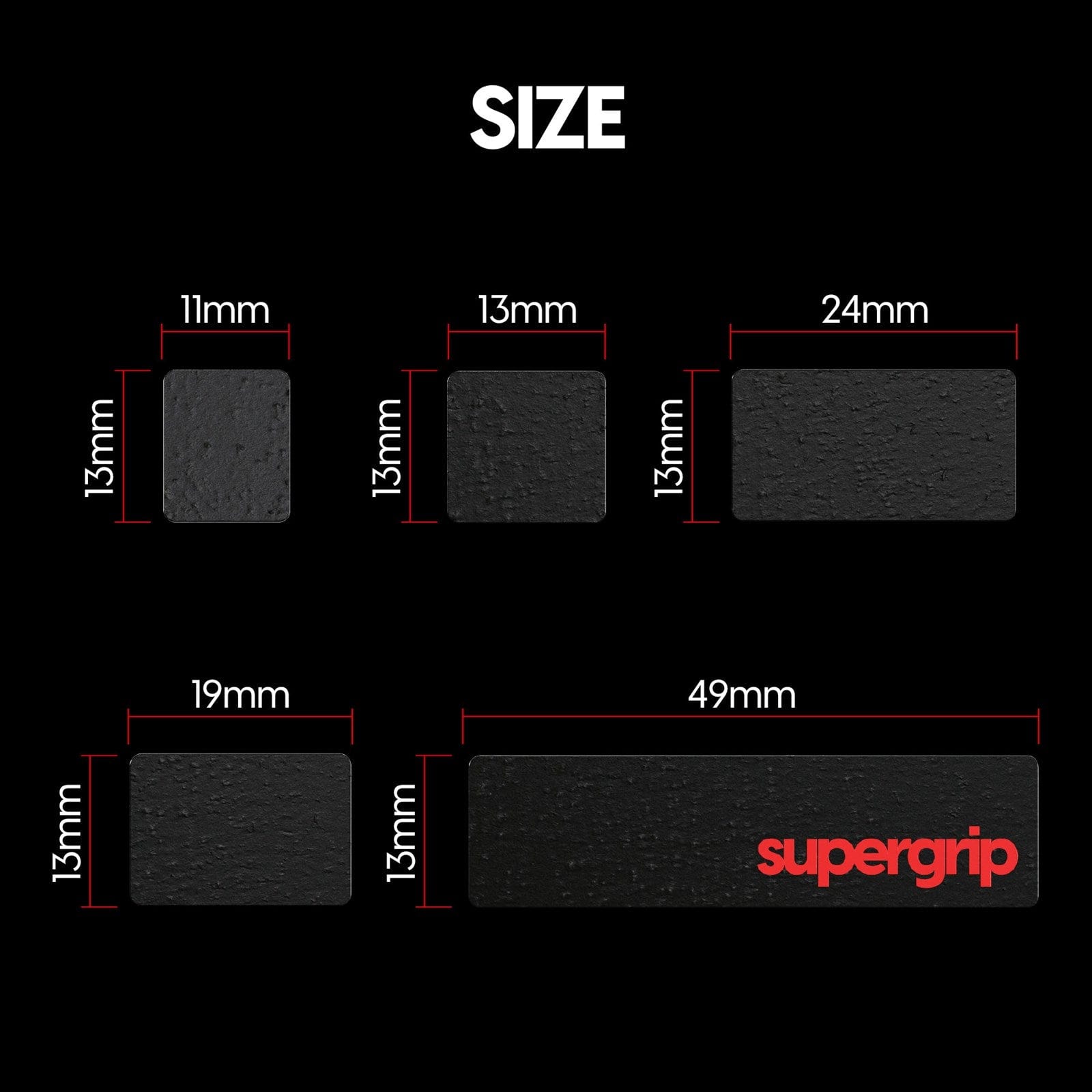 Miếng dán chống trượt Pulsar Supergrip - Universal Keyboard Grip Tape Precut Sheet