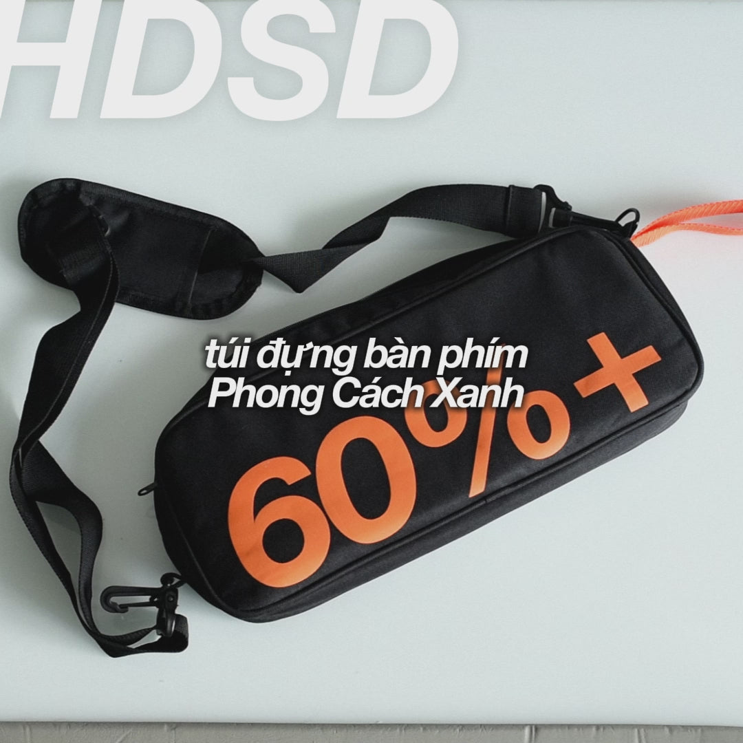 Túi đựng bàn phím cơ PCX (Đen/Cam).