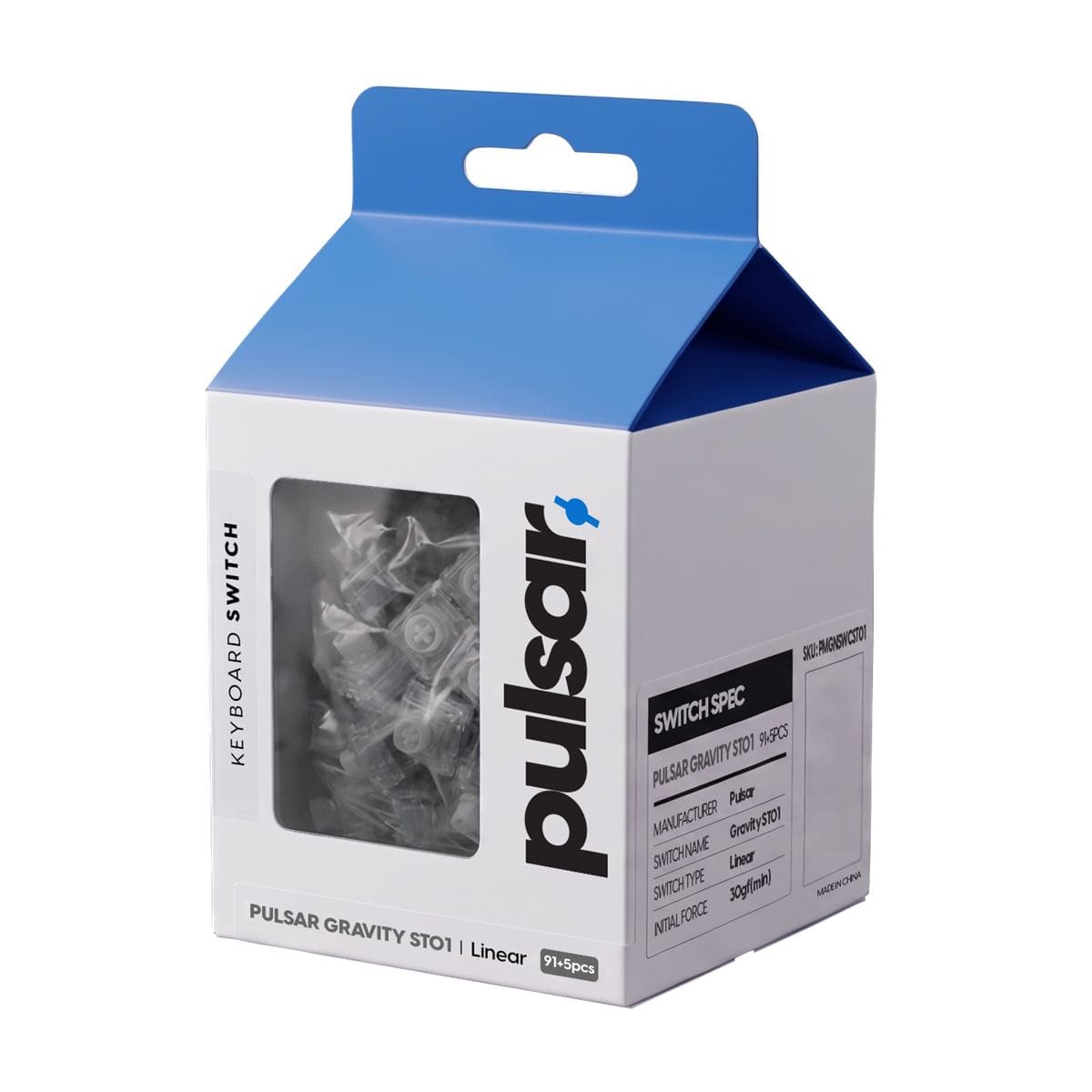 Pulsar Magnetic Switch Gravity ST01 (96 switch)  - Switch nam châm kiểu Topre cho bàn phím HE