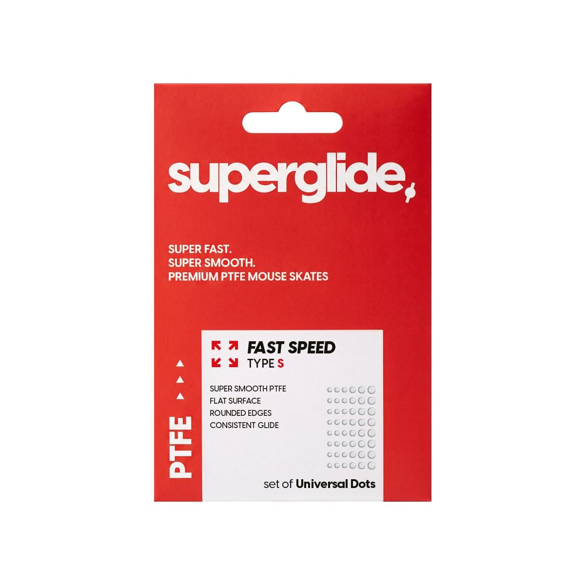Pulsar Superglide PTFE Type-S (SPEED) set of Universal Dots – Feet PTFE Speed