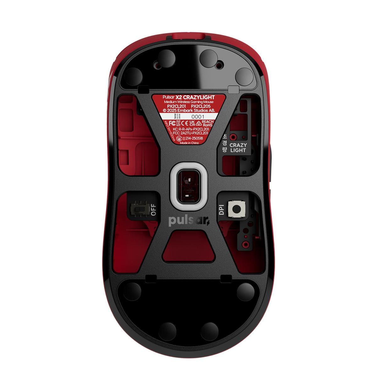 Pulsar X2 Crazylight Medium The Finals Edition – Chuột đối xứng kèm dongle 8K