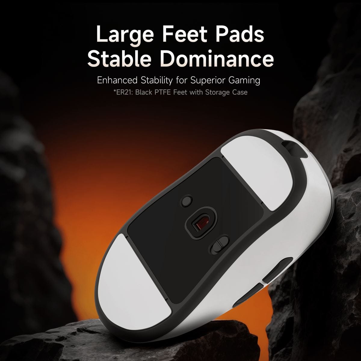 RAWM ER21 Pro - Chuột gaming công thái học siêu nhẹ 8K