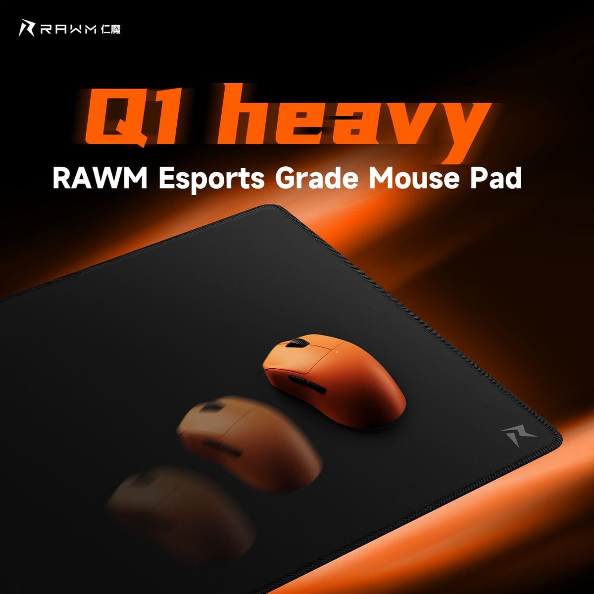 RAWM Q1 Heavy - Lót chuột Esport 75D dày 5mm
