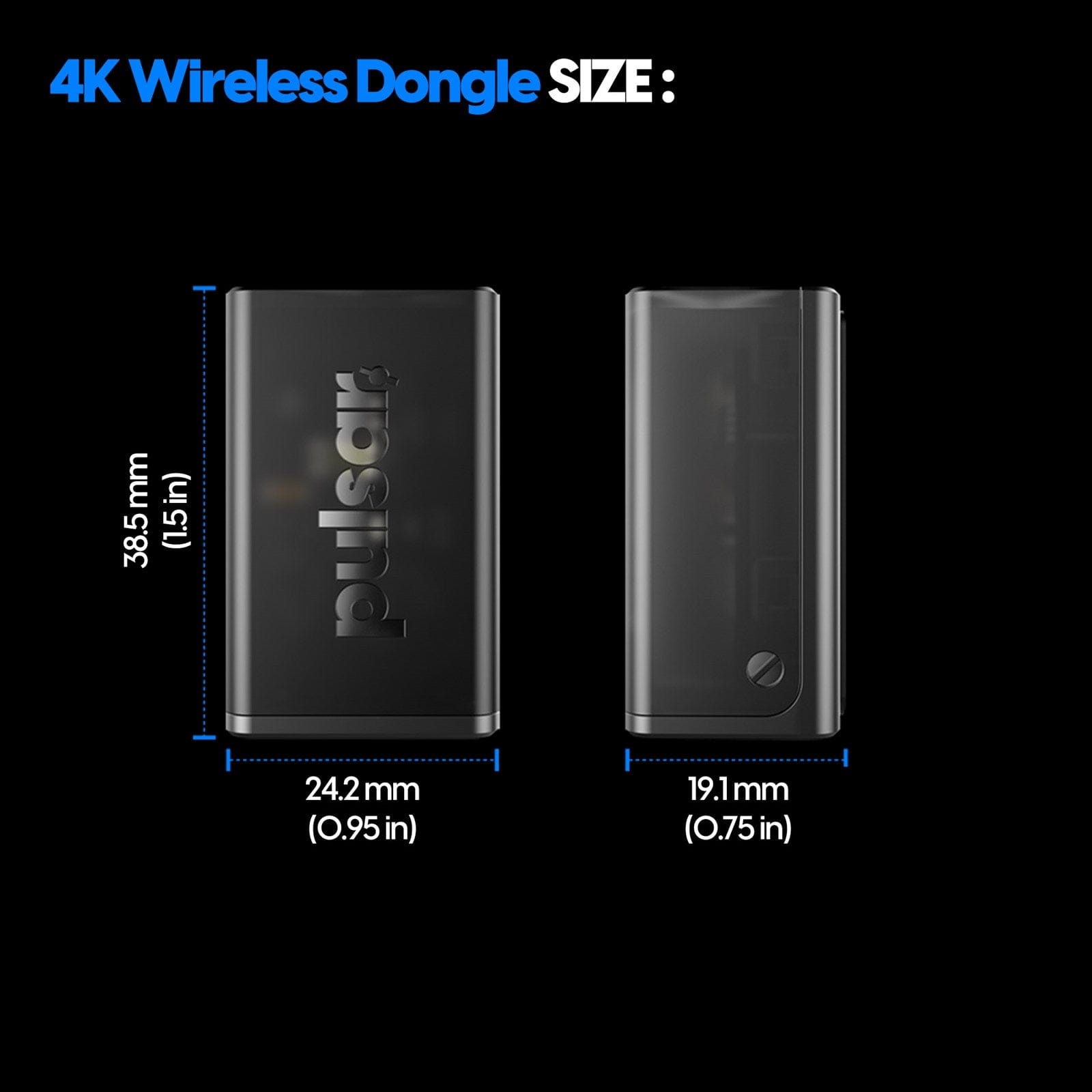 Receiver 4KHz cho chuột Pulsar 4K - Chỉ hỗ trợ dòng tương thích 4KHz.