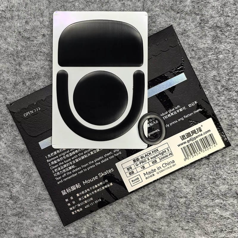 Unusual Way Black Fox – Feet UPE êm cho Logitech G Pro X2 Superstrike / Logitech G Pro X Superlight 2