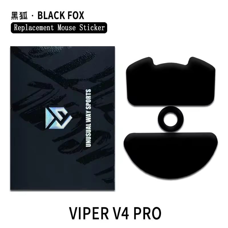 Unusual Way Black Fox – Feet UPE êm cho Razer Viper V4 Pro