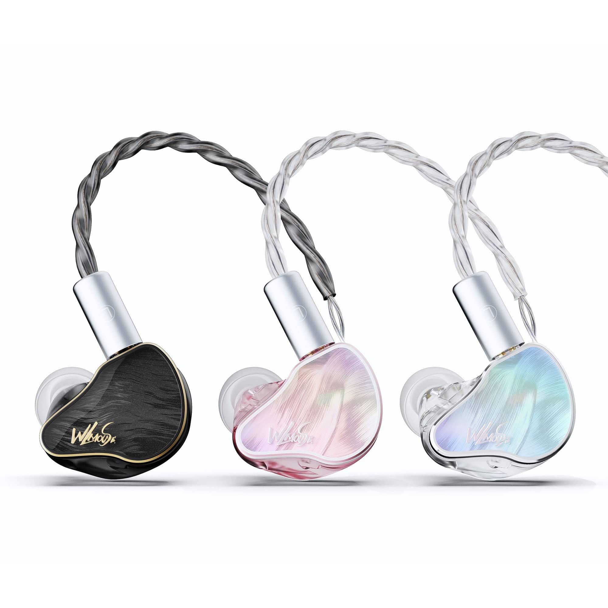 WLmouse HUAN IEM - Tai nghe In-ear chơi game có mic tháo rời, 9 driver