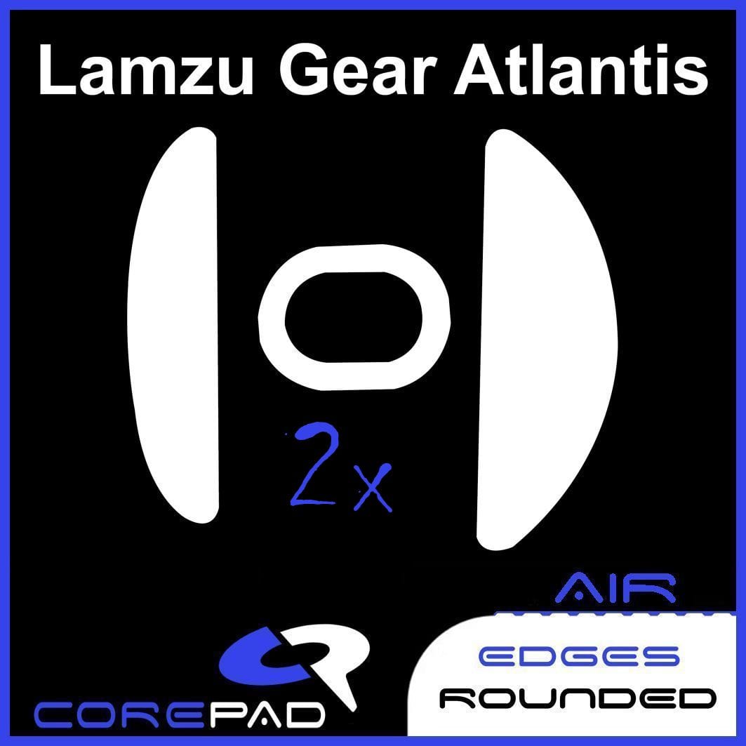 2 bộ Feet chuột PTFE Corepad Skatez AIR Lamzu Atlantis Superlight Wireless