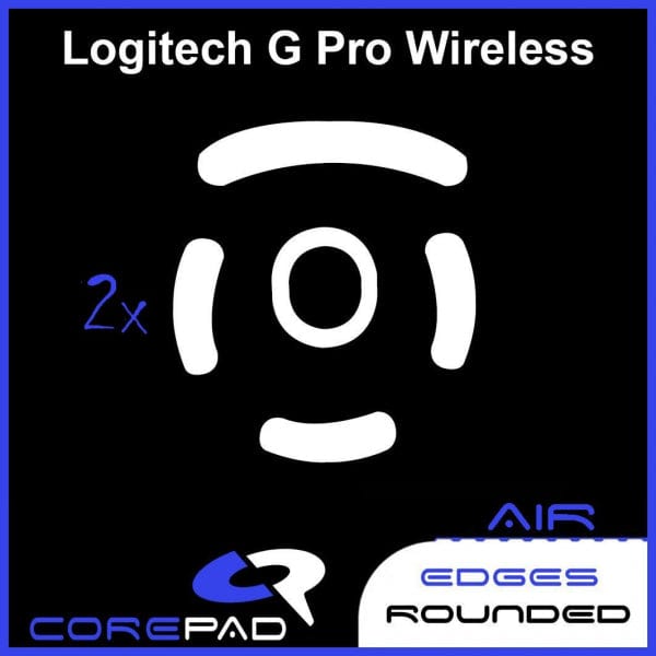 Feet chuột PTFE Corepad Skatez AIR Logitech G Pro Wireless (2 bộ).