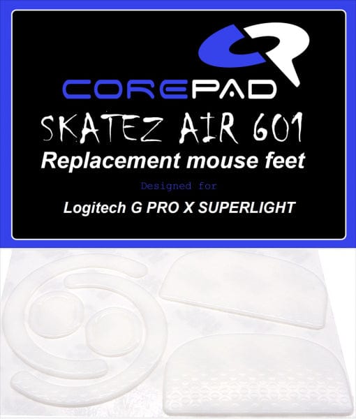 2 bộ Feet chuột PTFE Corepad Skatez AIR Logitech G PRO X SUPERLIGHT Wireless