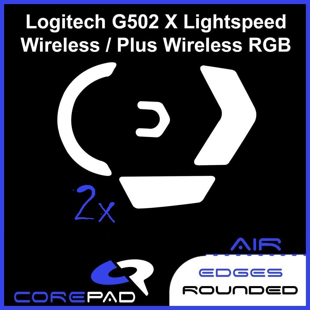 Feet chuột PTFE Corepad Skatez AIR Logitech G502 X Lightspeed / PLUS Wireless (2 bộ).
