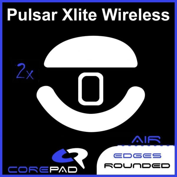 2 bộ Feet chuột PTFE Corepad Skatez AIR Pulsar XLITE Wireless / Pulsar XLITE V2 Wireless / Pulsar XLITE V2 mini Wireless