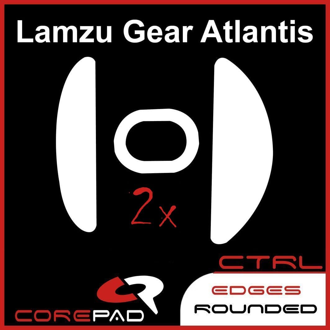 2 bộ Feet chuột PTFE Corepad Skatez CTRL Lamzu Atlantis Superlight Wireless