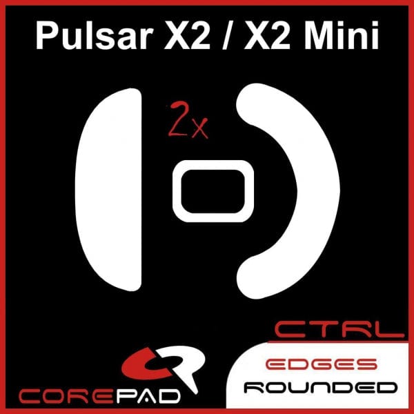 2 bộ Feet chuột PTFE Corepad Skatez CTRL Pulsar X2 / X2 Mini Wireless
